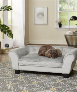 Enchanted hondenmand / sofa charlotte grijs (72X44X29 CM)