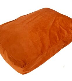 Woefwoef hondenkussen lounge velvet oranje (120X90 CM)