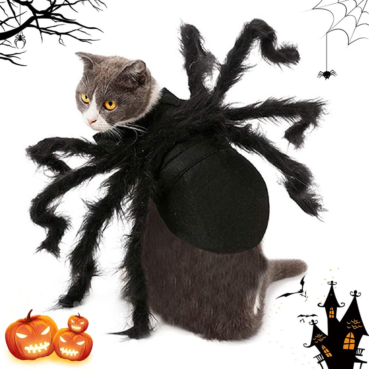 Opknappen conservatief bereiken Halloween kostuum voor honden en katten - halloween decoratie versiering -  katten en honden kleding - Blijhuisdier.nl