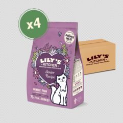 Lily's Kitchen - Kattenvoer Droogvoer - Senior met Witvis en Kalkoen - 4 x 800 g