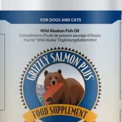 Grizzly Salmon Plus - Zuivere Wilde Zalmolie voor Honden en Katten met Doseerpomp voor een glanzende vacht en gezonde huid - 1000 ml