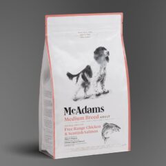 McAdams Grainfree Dog Adult Medium/Large Breed Free Range Chicken & Scottish Salmon 2 kg - Hond