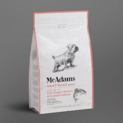 McAdams Grainfree Dog Adult Small Breed Free Range Chicken & Scottish Salmon 5 kg - Hond