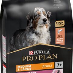 Pro Plan Medium & Large Adult 7+ Sensitive Skin - Honden Droogvoer - Zalm - 3 kg