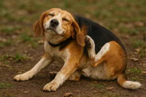 Hond jeukt de hele tijd door een voedingsallergie